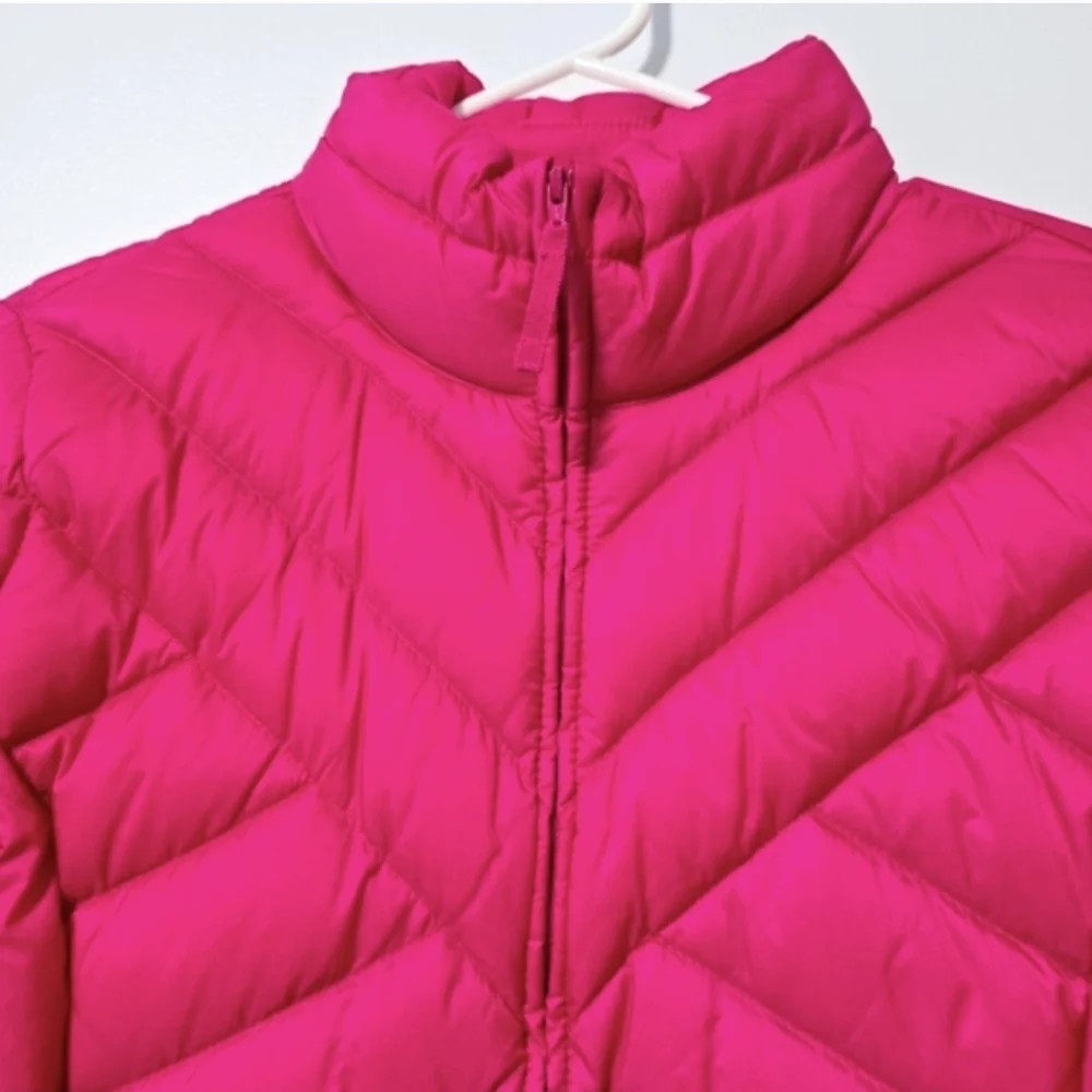 Talbots Bright Pink Puffer Jacket Size S, New - Picture 4 of 14